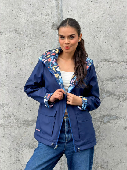 Chaqueta Doble Faz Flor humana