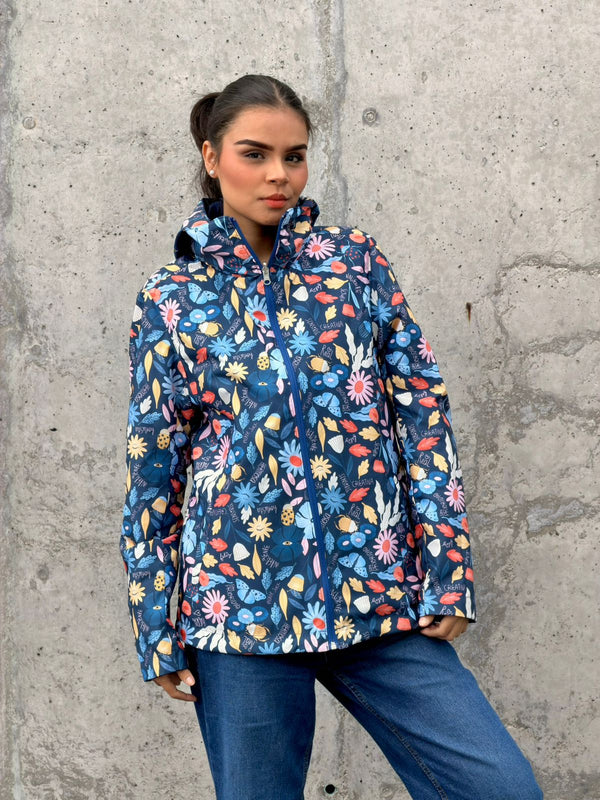 Chaqueta Doble Faz Flor humana