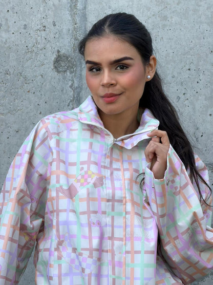 Chaqueta Boxy Crema