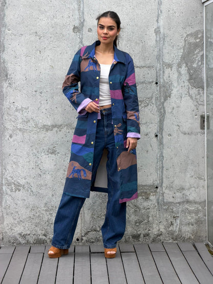 Gabardina Azul Noche