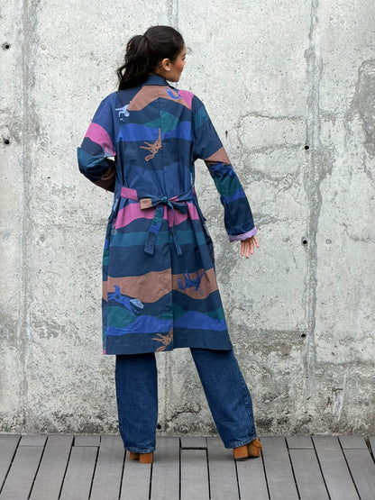 Gabardina Azul Noche