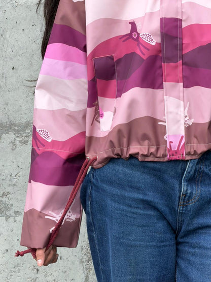Chaqueta Boxy Rosa
