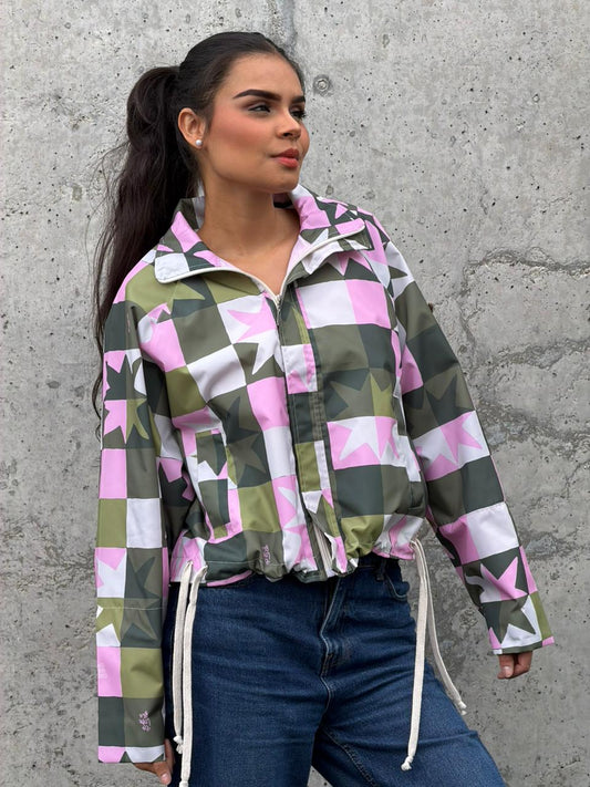 Chaqueta Boxy Verde Oliva