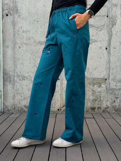 Pantalón Rombos Aqua