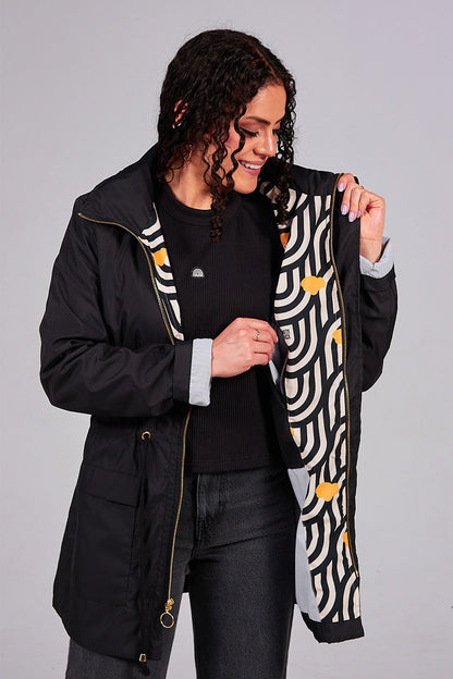 Parka Classic Negro Lluvia