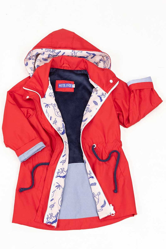 Parka Infantil Rojo
