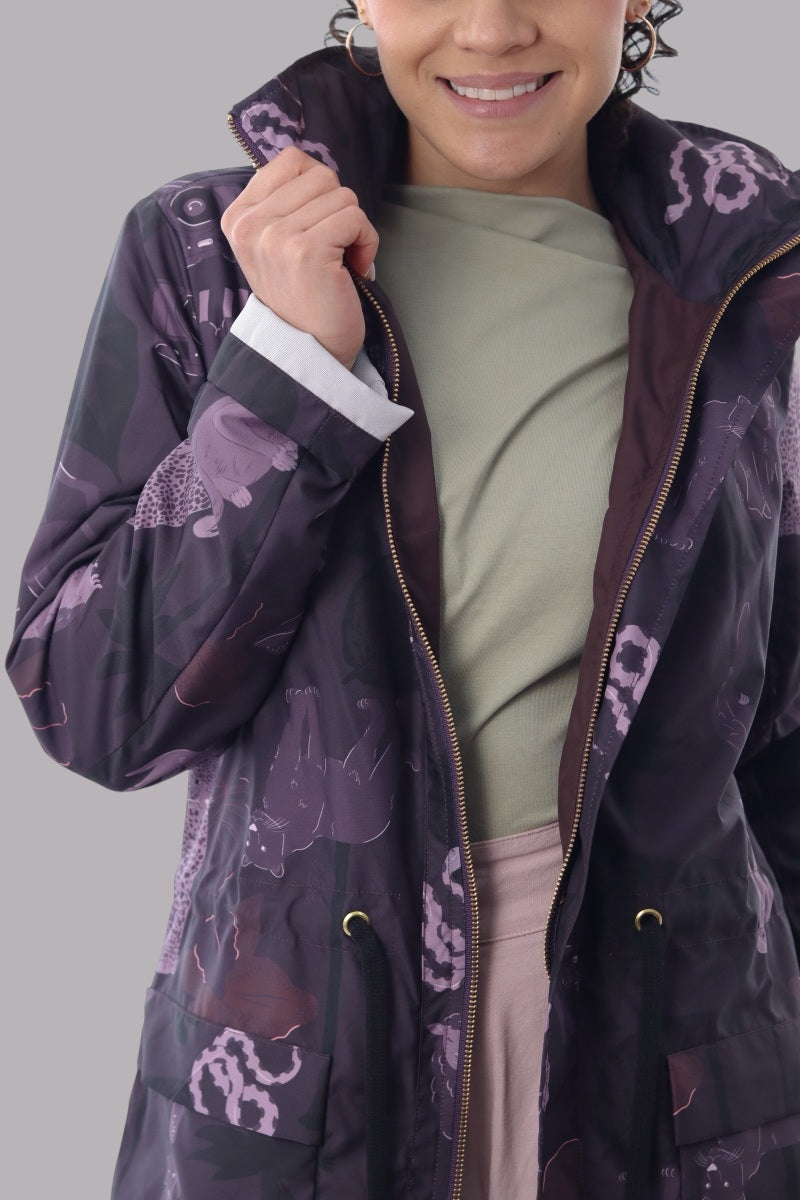 Parka Classic Camuflaje Berenjena