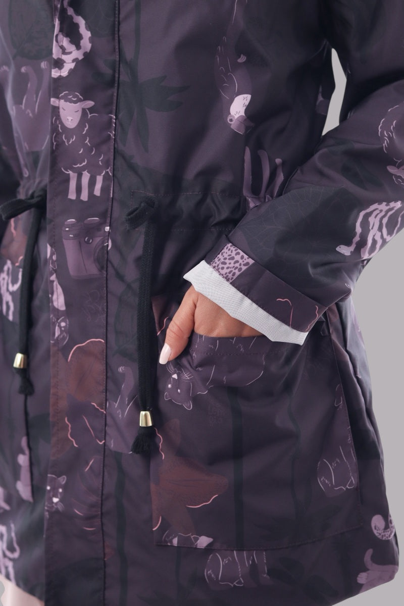Parka Classic Camuflaje Berenjena