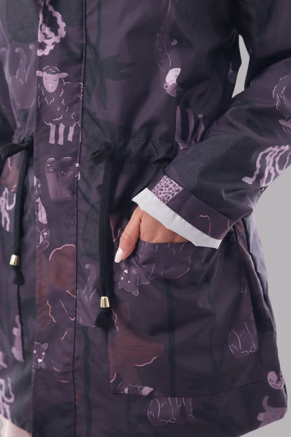 Parka Classic Camuflaje Berenjena