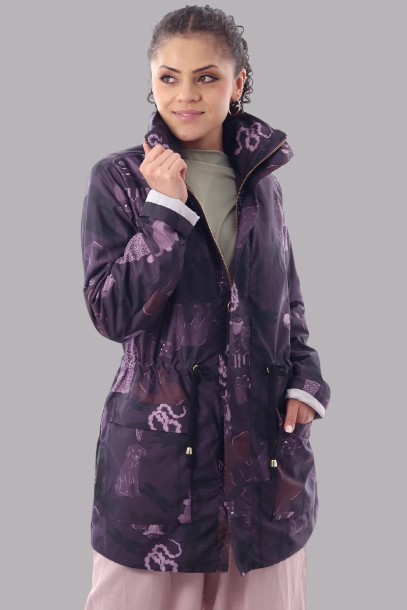 Parka Classic Camuflaje Berenjena