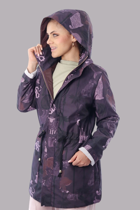 Parka Classic Camuflaje Berenjena