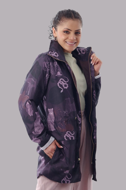 Parka Classic Camuflaje Berenjena