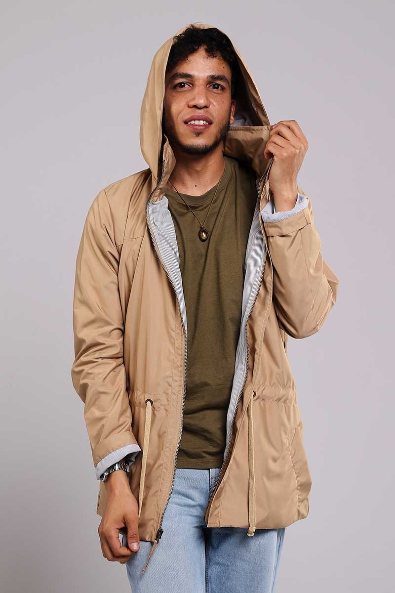 Parka Hombre Camel Trench
