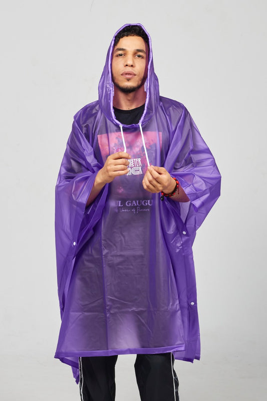 Poncho Stormy Morado Chic