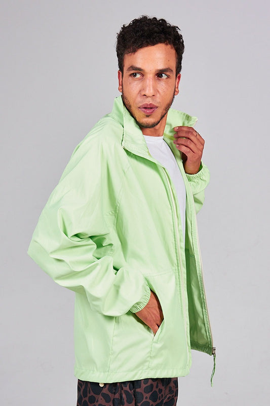 Chaqueta Rompevientos Verde Pistacho