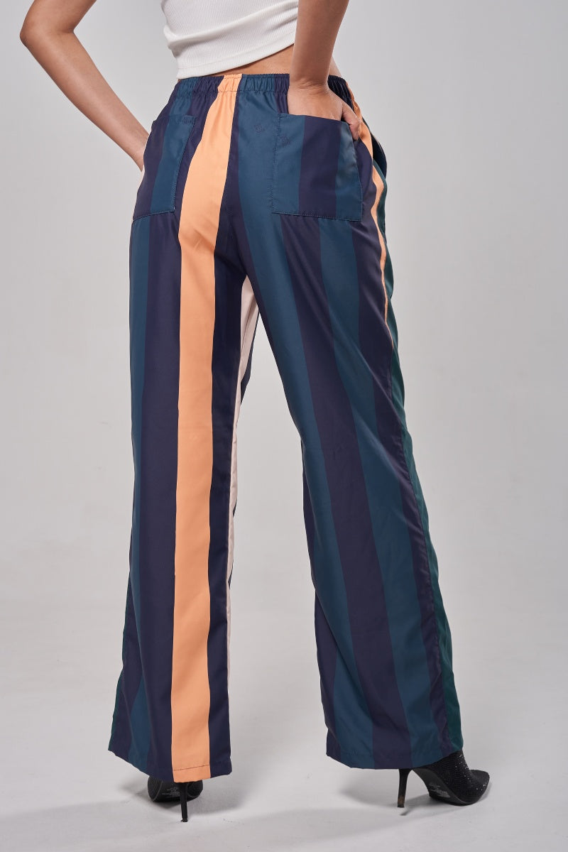 Funky Pant Noche en franjas