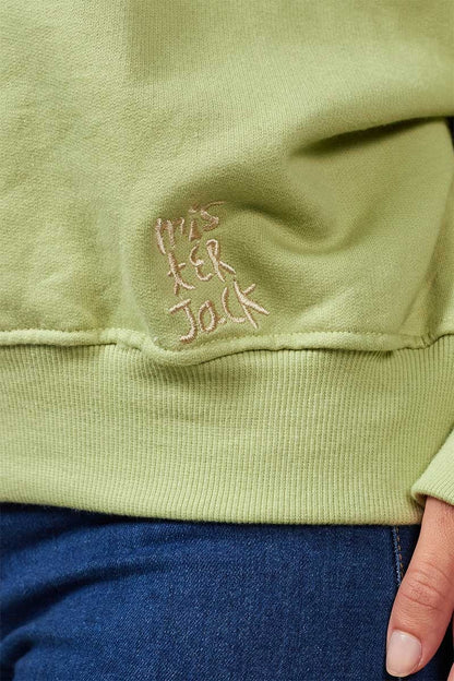 Buzo Crop Verde Jardín