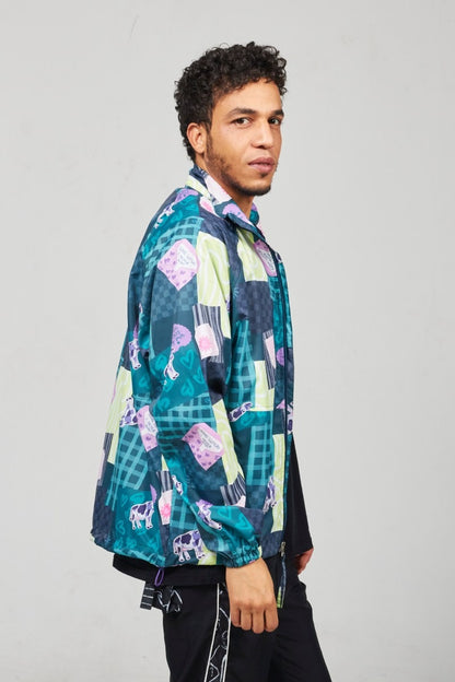Chaqueta Rompevientos Verde Ensueños