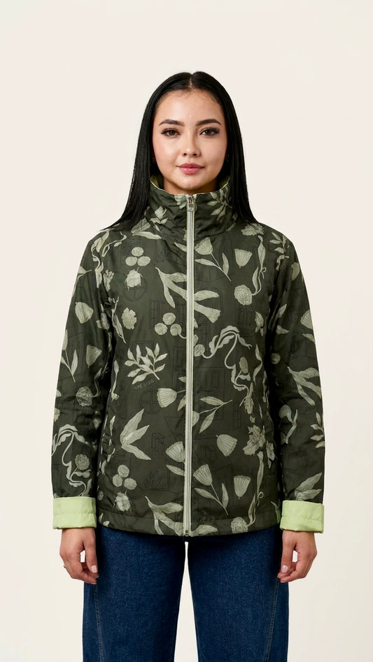 Chaqueta Doble Faz verde
