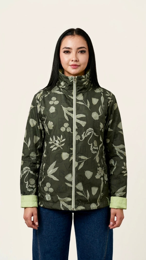 Chaqueta Doble Faz verde