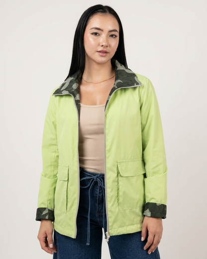 Chaqueta Doble Faz verde