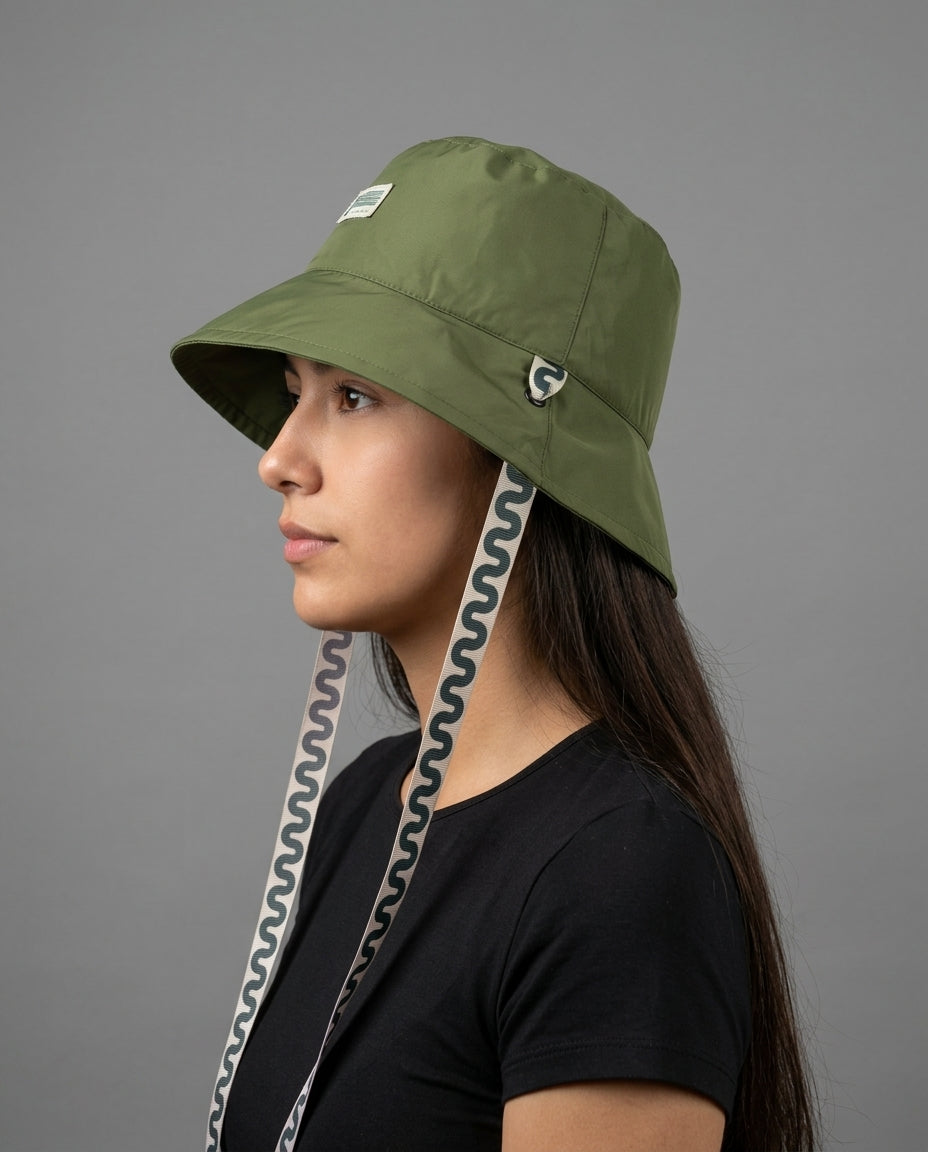 Bucket hat doble faz verde claro