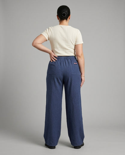 Pantalón Azul Jaspeado
